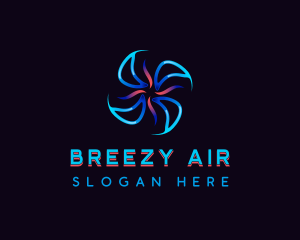 Cooling  Air Propeller logo design