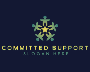 Group Charity Support logo design