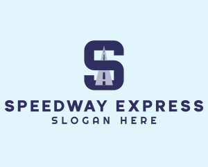 Highway Logistics Letter S logo