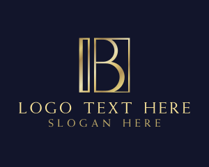 Luxury Premium Company Letter B logo