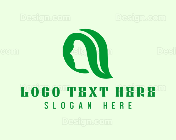 Eco Leaf Salon Logo