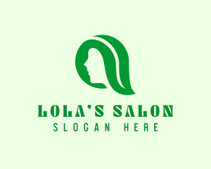 Eco Leaf Salon logo design