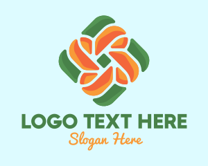 Floral Knot Nature logo