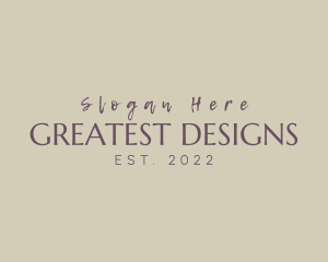 Generic Apparel Design logo design