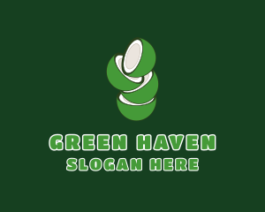 Green Fresh Coconut Logo
