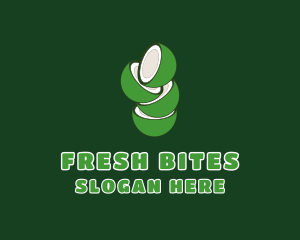 Green Fresh Coconut logo design