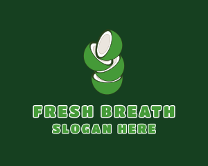 Green Fresh Coconut logo design