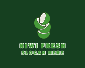 Green Fresh Coconut logo design