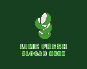 Green Fresh Coconut logo design