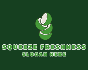 Green Fresh Coconut logo design