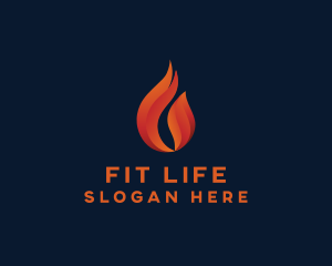 Fire Heat Energy Logo