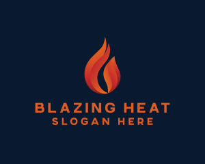 Fire Heat Energy logo design