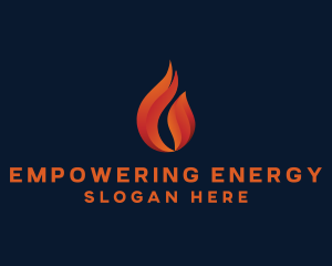 Fire Heat Energy logo design