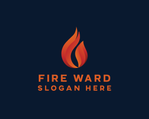 Fire Heat Energy logo design