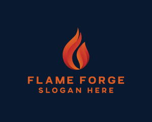 Fire Heat Energy logo design