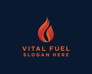 Fire Heat Energy logo design