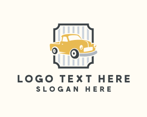 Retro Car Truck logo