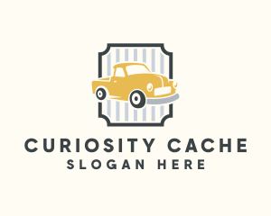 Retro Car Truck logo design