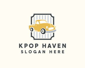 Retro Car Truck logo design