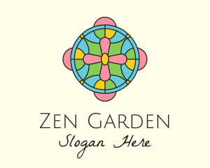 Decoration Stained Glass logo design