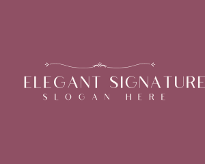 Elegant Feminine Jewelry logo design