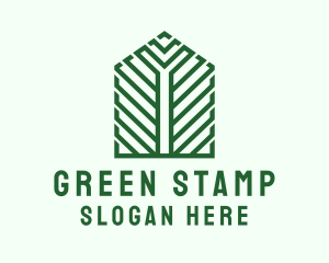 Green Building Structure  logo design