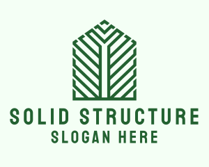 Green Building Structure  logo design