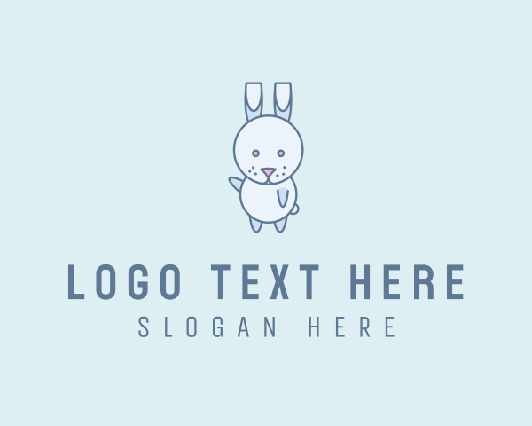 Easter Bunny logo example 4