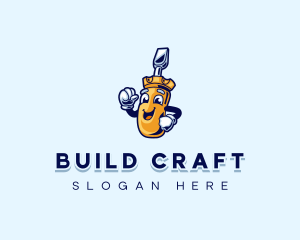 Flat Screw Carpentry logo design