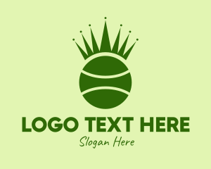 Tennis Ball Crown  Logo