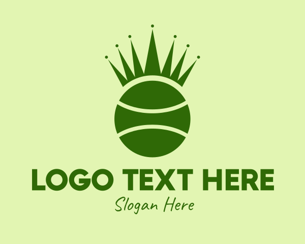 Tennis Ball Crown  logo