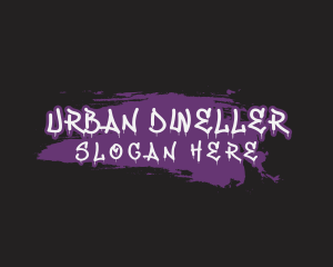 Urban Skate Graffiti logo design