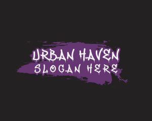 Urban Skate Graffiti logo design