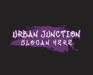 Urban Skate Graffiti logo design