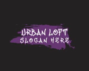 Urban Skate Graffiti logo design