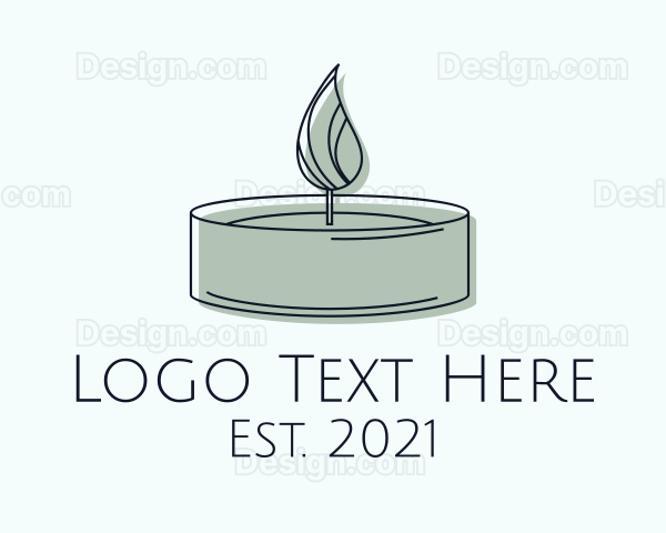 Scented Tealight Candle Logo