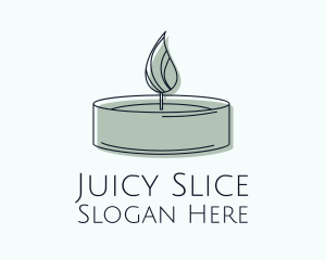 Scented Tealight Candle Logo