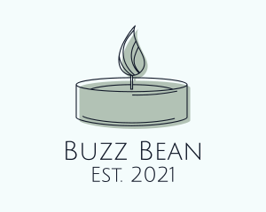 Scented Tealight Candle logo design