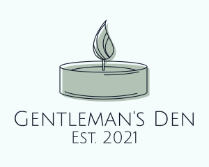 Scented Tealight Candle logo design