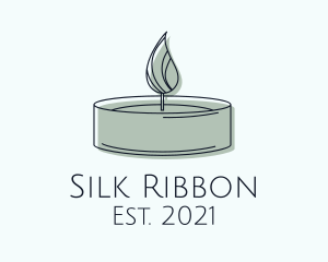 Scented Tealight Candle logo design