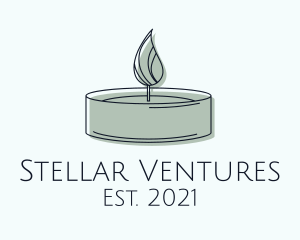 Scented Tealight Candle logo design