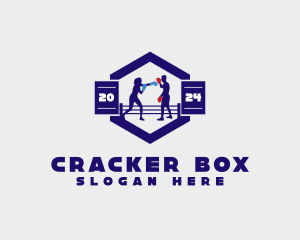 Boxing Sparring Training logo design