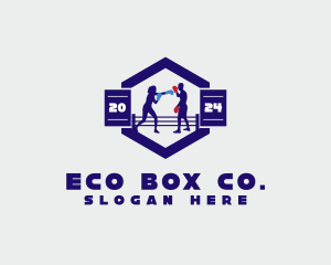 Boxing Sparring Training logo design