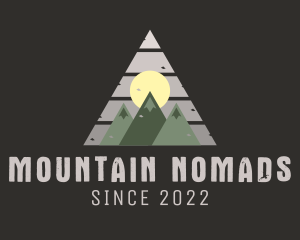 Mountain Peak Adventure logo design