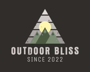 Mountain Peak Adventure logo design