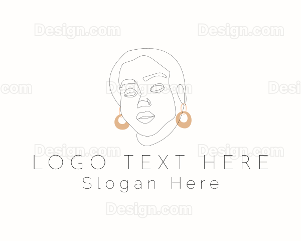 Female Fashion Jewelry Logo