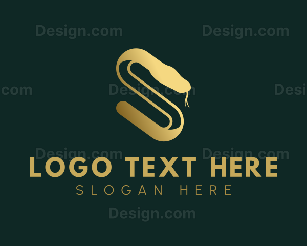 Elegant Serpent Letter S Logo