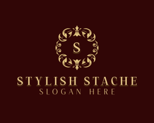 Stylish Floral Salon logo design