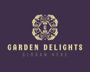 Floral Garden Wedding logo design