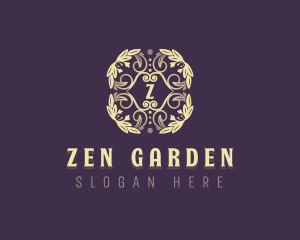 Floral Garden Wedding logo design